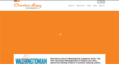 Desktop Screenshot of chamberslopez.com
